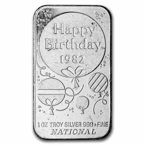 1 oz Silver Art Bar - National Refiners-Assayers (Random Motif) 1 oz Silver Art Bar - National Refiners-Assayers (Random Motif)