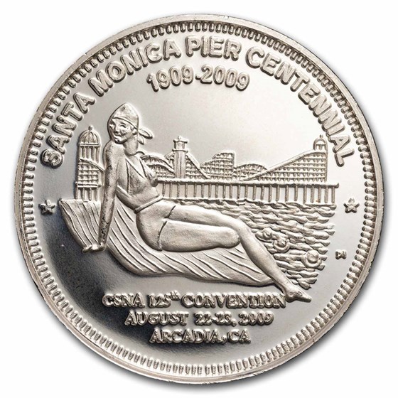 1 oz Silver Art Round - CSNA Arcadia California (Random Motif) 1 oz Silver Art Round - CSNA Arcadia California (Random Motif)