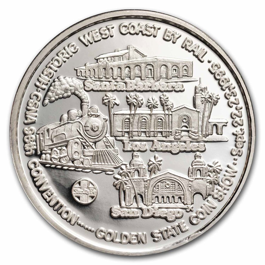 1 oz Silver Art Round - CSNA California (Random Motif)