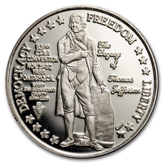 1 oz Silver Art Round - CSNA Ontario California (Random Motif) 1 oz Silver Art Round - CSNA Ontario California (Random Motif)