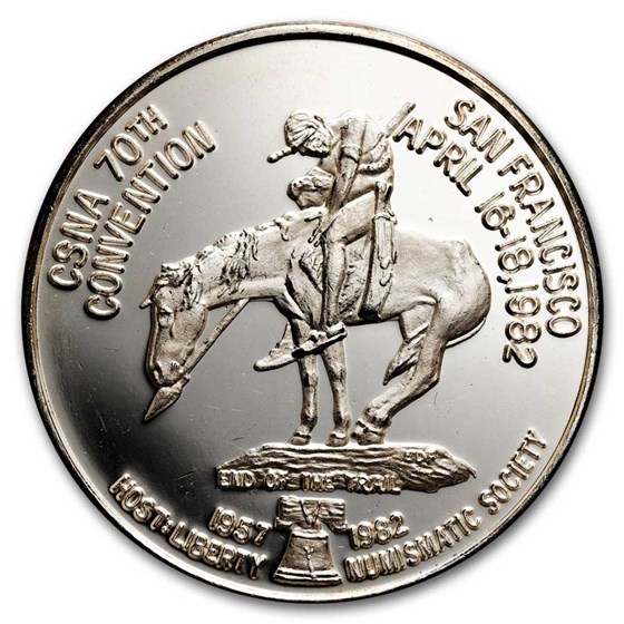 1 oz Silver Art Round - CSNA San Francisco CA (Random Motif) 1 oz Silver Art Round - CSNA San Francisco CA (Random Motif)