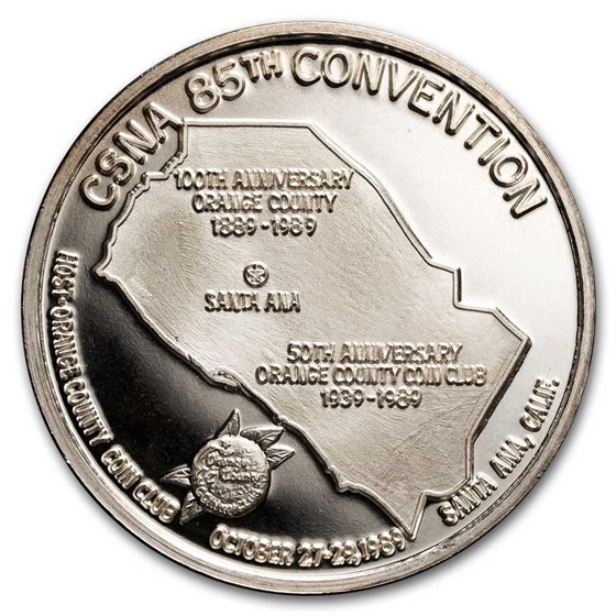 1 oz Silver Art Round - CSNA Santa Ana California (Random Motif) 1 oz Silver Art Round - CSNA Santa Ana California (Random Motif)
