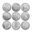 1 oz Silver Art Round - Random Vintage Design