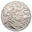 1 oz Silver Art Round - Vintage 1996 Maine Old Port Festival