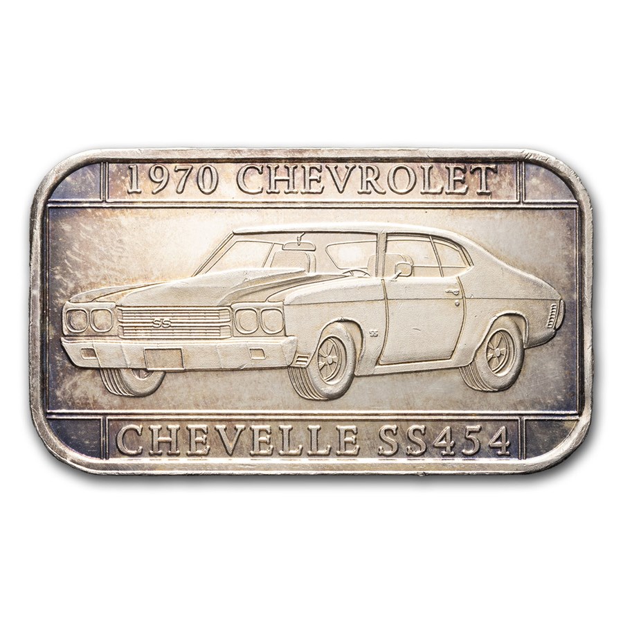 1 oz Silver Bar - 1970 CHEVELLE