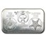 1 oz Silver Bar - 1974 Masons/Shriners/Eastern Star