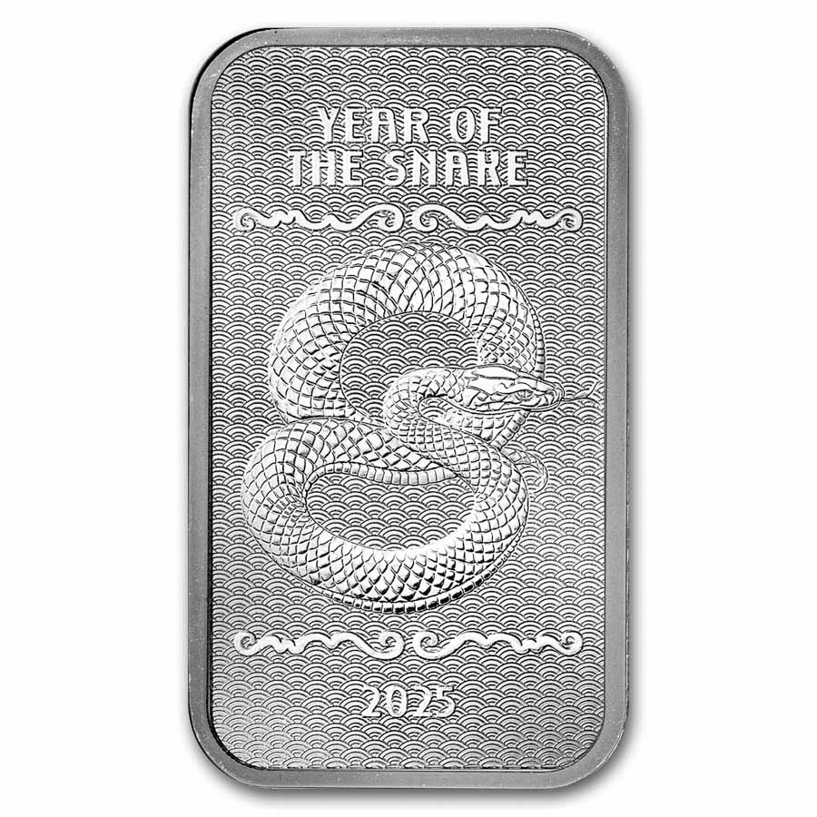 1 oz Silver Bar - 2025 APMEX Year of the Snake (TEP, Series 2) | eBay