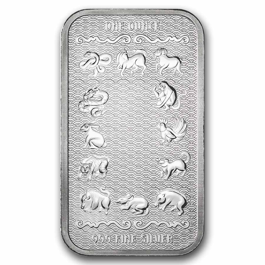 1 oz Silver Bar - 2026 APMEX Year of the Horse (TEP, Series 2)-Pre
