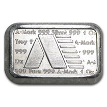 1 Oz Silver Bar A Mark Brick 1 Oz Silver Bars Apmex
