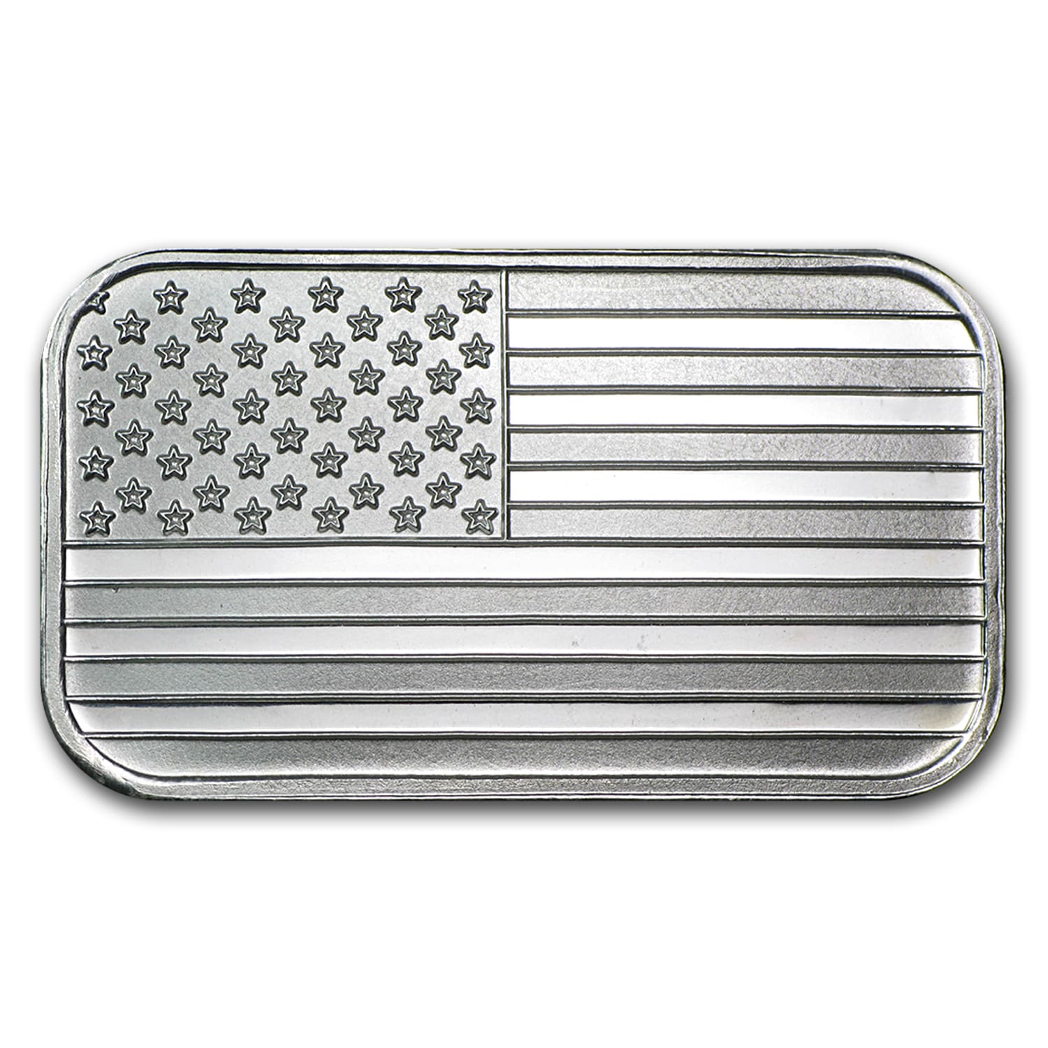 AMERICAN FLAG Best Junk Drawer 1 Gram .999 Fine Solid Silver Bullion Art-Bar 