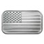 1 oz Silver Bar - American Flag Design