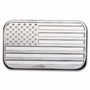 1 oz Silver Bar - American Flag Design