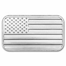 1 oz Silver Bar - American Flag Design