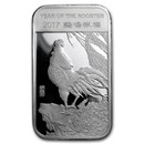 1 oz Silver Bar - APMEX (2017 Year of the Rooster)