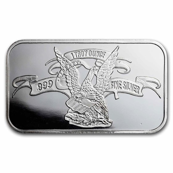 1 oz Silver Bar - APMEX (Original Design) 1 oz Silver Bar - APMEX (Original Design)