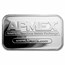 1 oz Silver Bar - APMEX (w/Green Festive Holiday Card, In TEP)