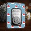 1 oz Silver Bar - APMEX (w/Santa Caps Card, In TEP)