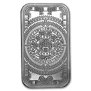 1 oz Silver Bar - Aztec Calendar