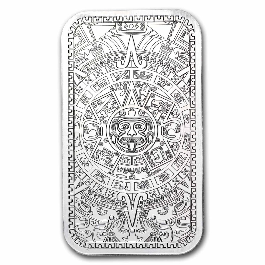 Buy 1 oz Silver Bar - Aztec | APMEX