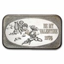 1 oz Silver Bar - Be My Valentine (U.S. Silver Corporation)
