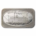 1 oz Silver Bar - Belle of Louisville (U.S. Silver Corporation)