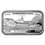 1 oz Silver Bar – Ben Franklin $100 Bill Design