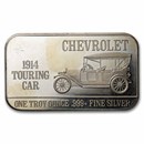 1 oz Silver Bar - Chevrolet (U.S. Silver Corporation/Mark IV)