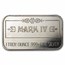 1 oz Silver Bar - Chevrolet (U.S. Silver Corporation/Mark IV)