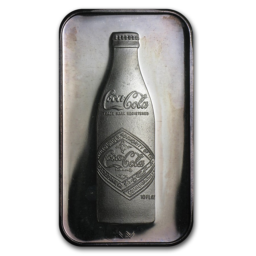 1 oz Silver Bar - Coca Cola (Atlanta, GA)