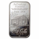 1 oz Silver Bar - Coca Cola (Petersburg, IL)