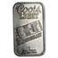1 oz Silver Bar - Coors Light Silver Bullet (Abrasions)
