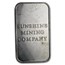 1 oz Silver Bar - Coors Light Silver Bullet (Abrasions)