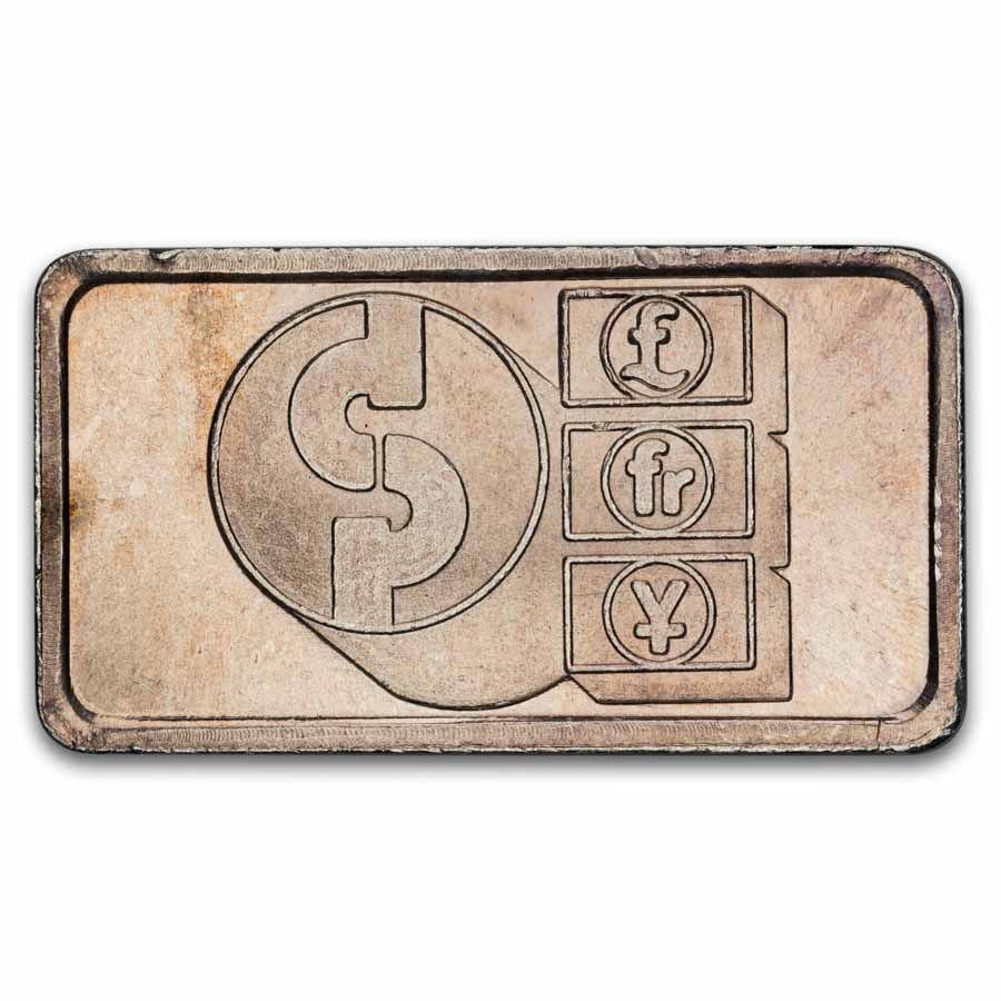 1 oz Silver Bar - Deak-Perera Silver Bar Currency