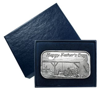 1 oz Silver Bar - Father's Day (w/Gift Box & Capsule) 1 oz Silver Bar - Father's Day (w/Gift Box & Capsule)