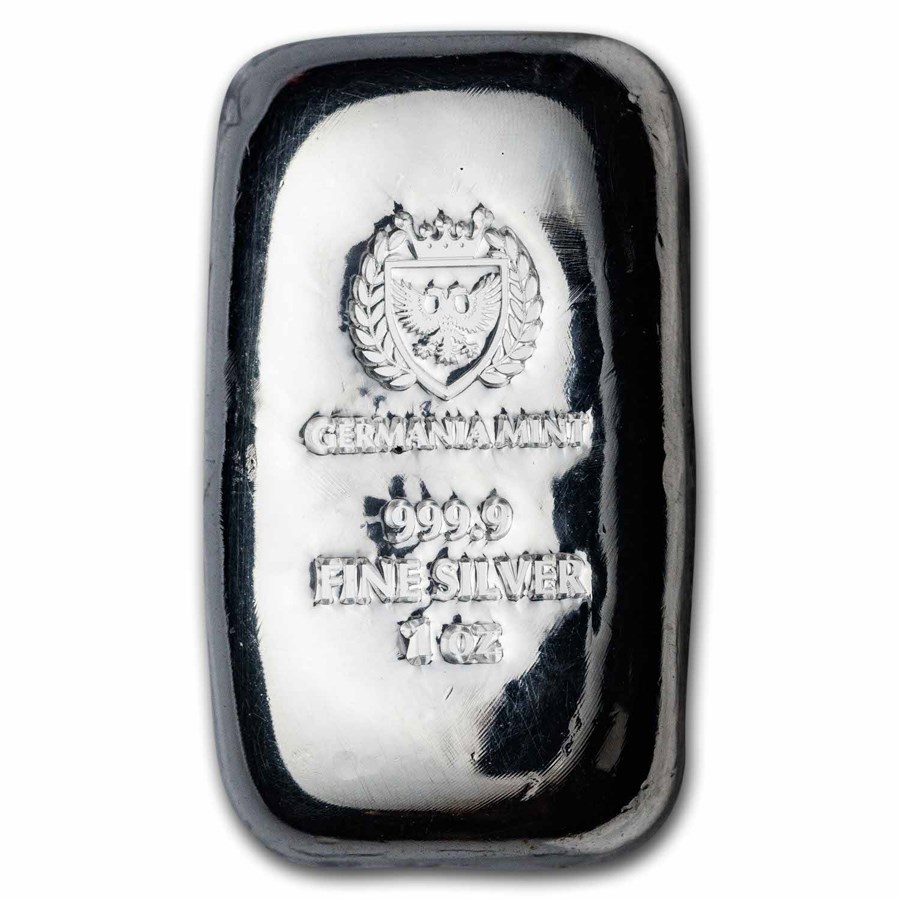 1 oz Silver Bar - Germania Mint (Serialized)