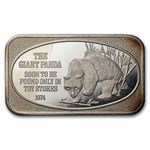 1 oz Silver Bar - Giant Panda (U.S. Silver Corporation)