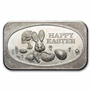 1 oz Silver Bar - Happy Easter (U.S. Silver Corporation)