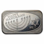 1 oz Silver Bar - Happy Hanukkah (U.S. Silver Corporation)