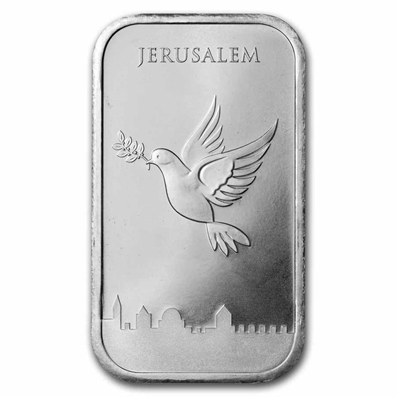 1 oz Silver Bar - Holy Land Mint (Dove of Peace) 1 oz Silver Bar - Holy Land Mint (Dove of Peace)