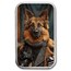 1 oz Silver Bar - Holy Land Mint Human Dogs- Bruno Colorized