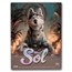 1 oz Silver Bar - Holy Land Mint Human Dogs- Sol Colorized