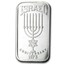 1 oz Silver Bar - Israel (Menorah, 25th Anniversary)