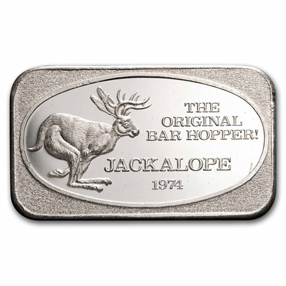 1 oz Silver Bar - Jackalope (U.S. Silver Corporation)