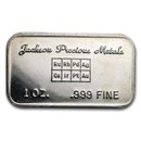 1 oz Silver Bar - Jackson Precious Metals