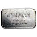 1 oz Silver Bar - Jelenko Dental