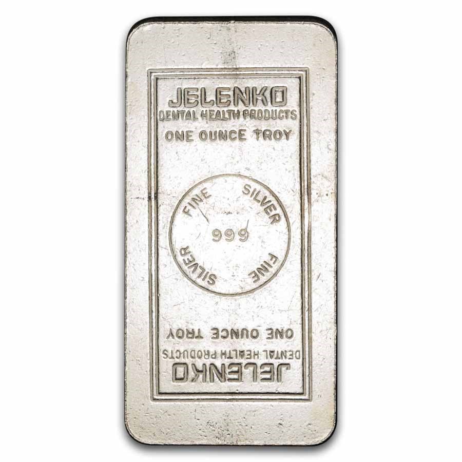 1 oz Silver Bar - Jelenko