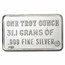 1 oz Silver Bar - J&J Smelting & Refining Corp.