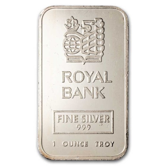 1 oz Silver Bar - Johnson Matthey (Royal Bank of Canada) 1 oz Silver Bar - Johnson Matthey (Royal Bank of Canada)