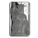 1 oz Silver Bar - Johnson Matthey (Statue of Liberty, MTB, MA)