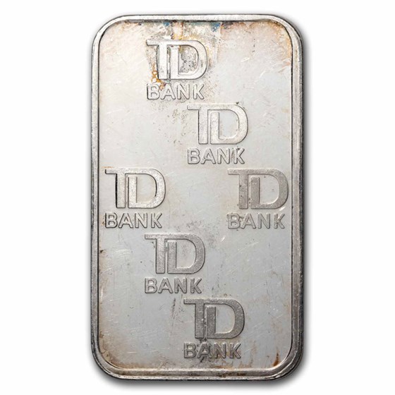 1 oz Silver Bar - Johnson Matthey (TD Bank)